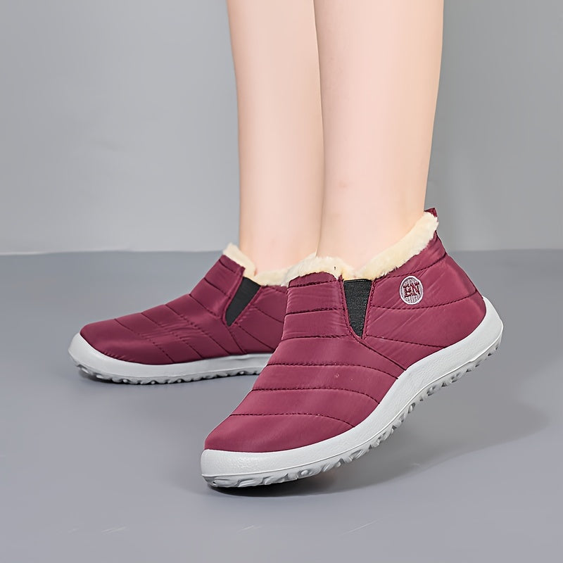 Women's Winter Snow Shoes Non-slip Wear-resistant Thickened Warm Ankle Shoes