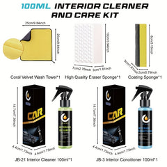 Car Interior Cleaner & Conditioner Kit - 200ML