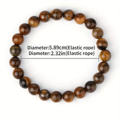 8mm Rose Quartz Stone Bracelet Birthstone Friendship Bracelet