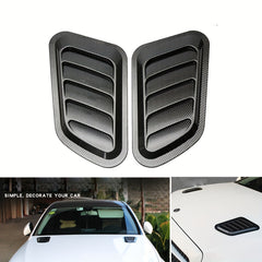 2pcs Car False Air Outlet Hood Vent Decoration Accessories