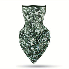 Camouflage Breathable Neck Gaiters Sunscreen Face Mask