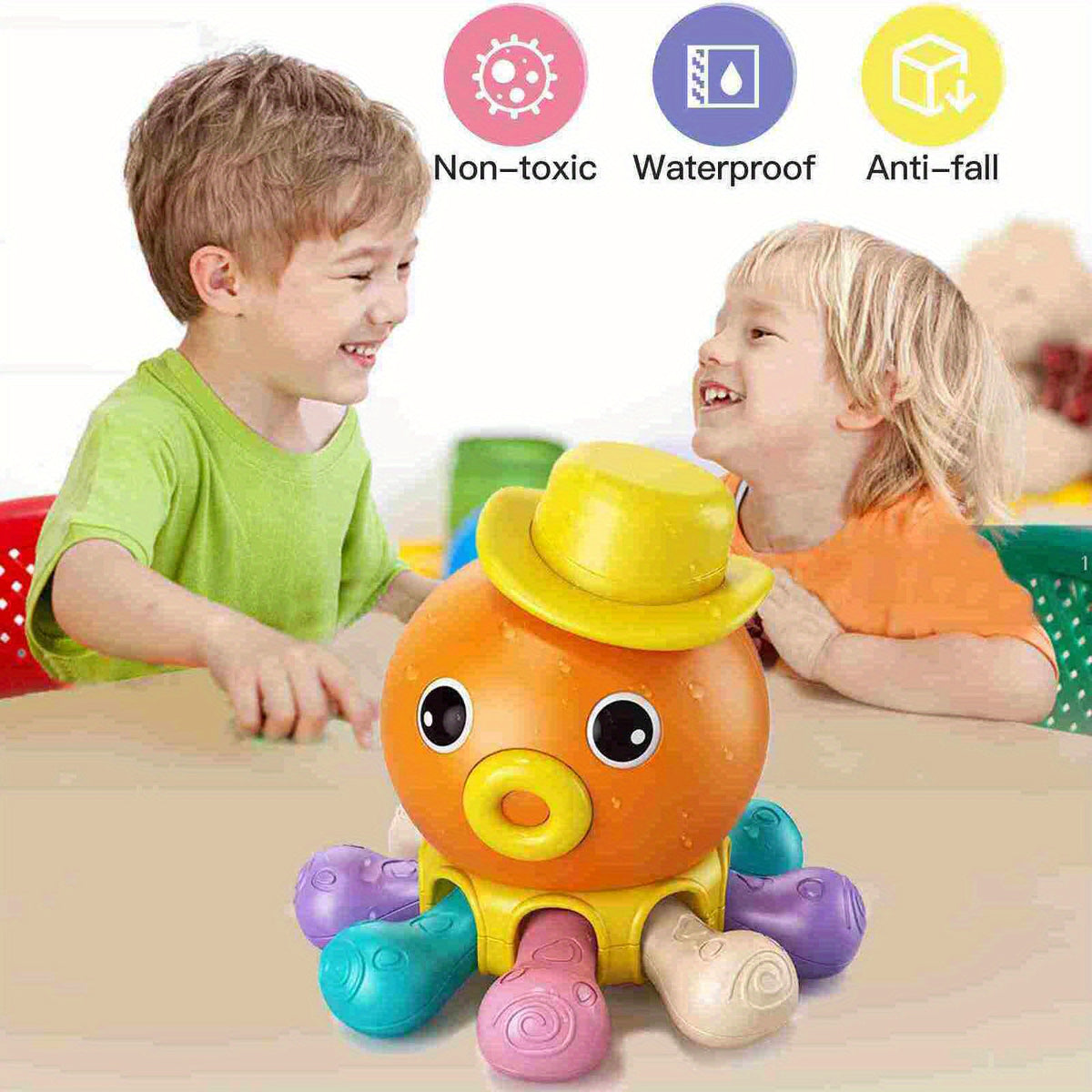 Octopus Sensory Montessori Baby Toys 3-in-1 for Kids
