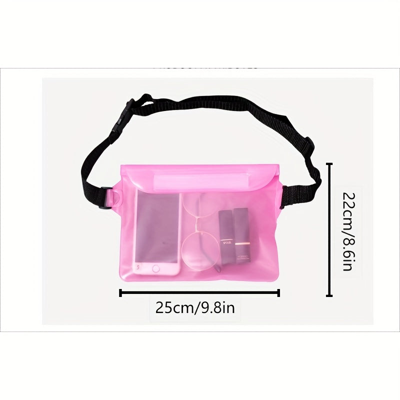 Waterproof Pouch Bag with Waist Strap for Water Activities