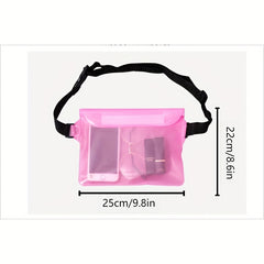 Waterproof Pouch Bag with Waist Strap for Water Activities