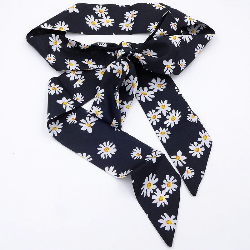 Daisy Floral Waist Belt Long Ribbon for Pants Jeans Dress