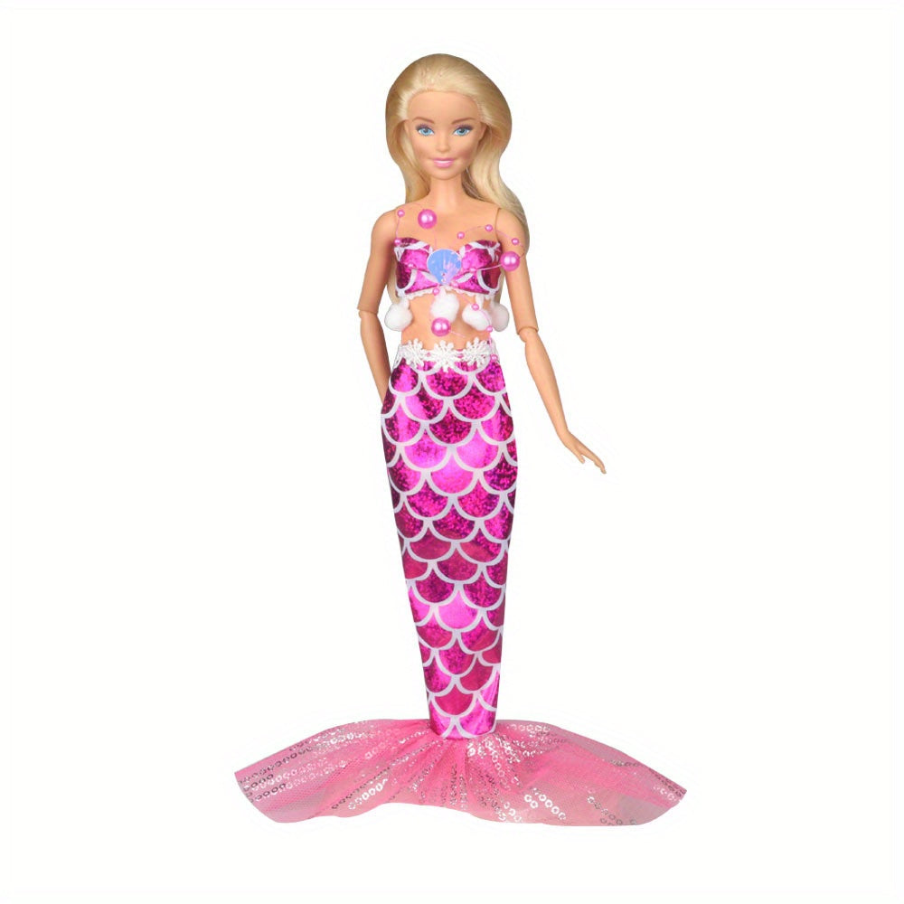 Mermaid Swimsuits Bathing Suits for Dolls - Summer Bikini Swimwear