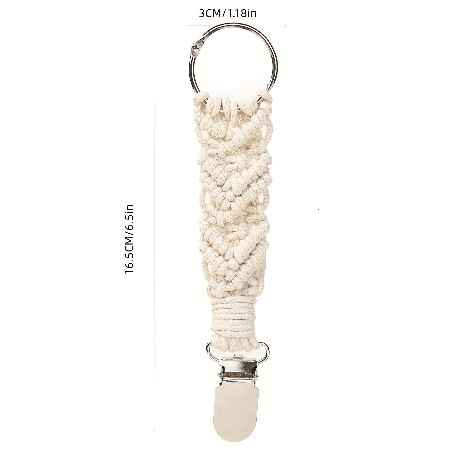 Braided Cotton Hat Clip for Travel & Storage