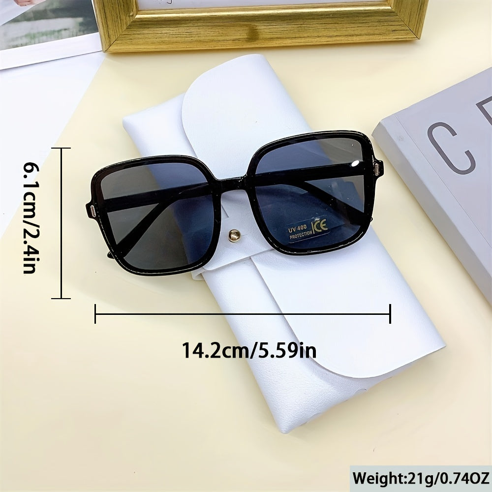 Rice Nail Square Frame Sunglasses