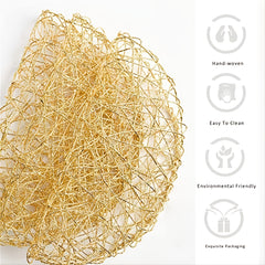 Elegant Woven Placemat with Hollow for Table Decor