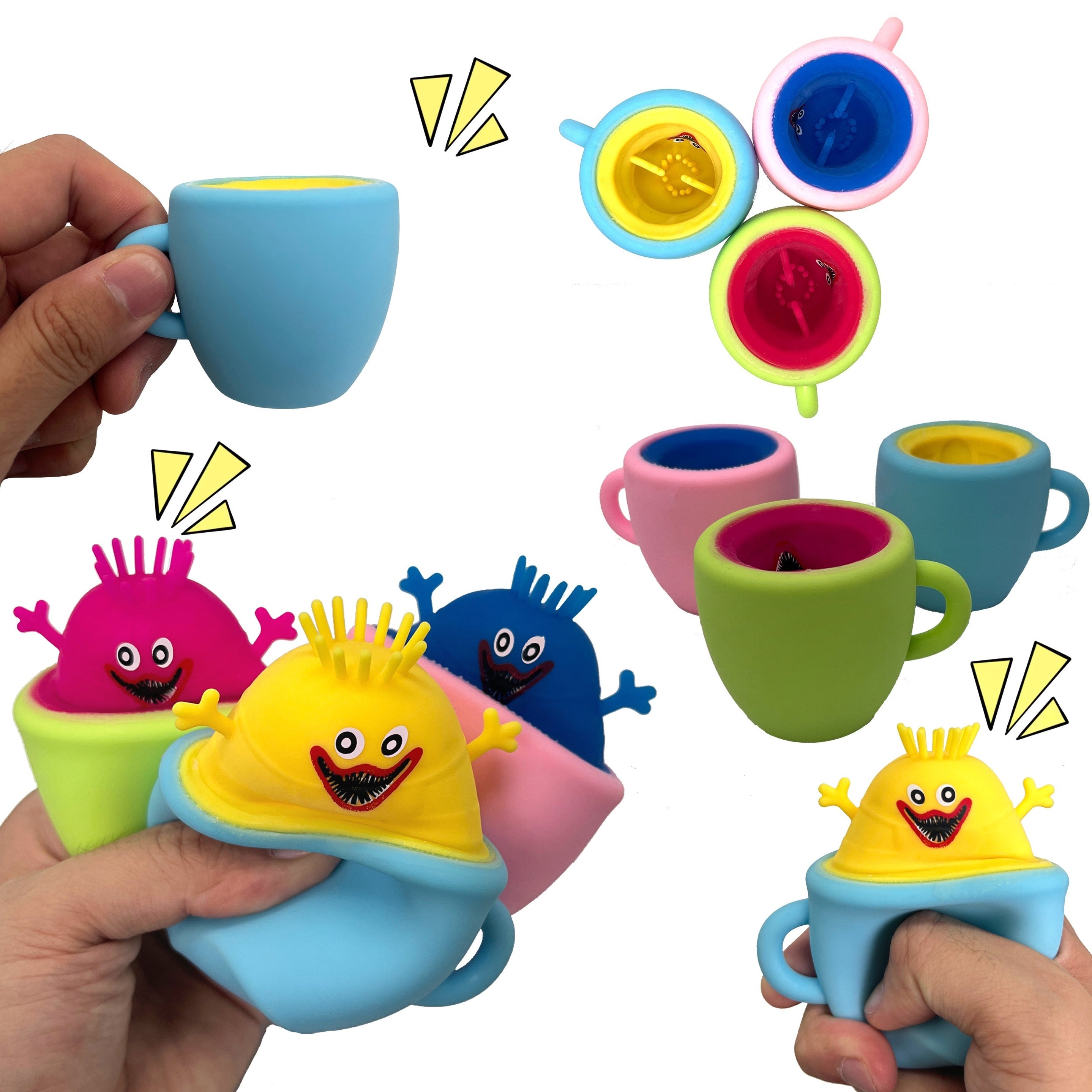 Monster Squeeze Tea Cup Toy Antistress Gadget