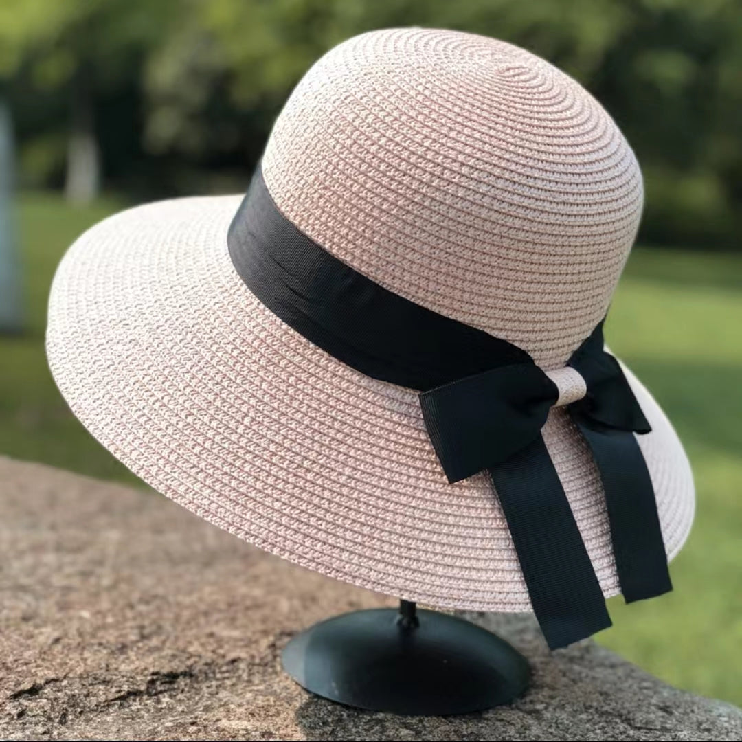 Ribbon Bowknot Bucket Hat UV Protection Sun Hats