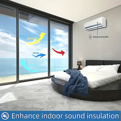Privacy Reflective Window Film UV Protection Heat Insulation