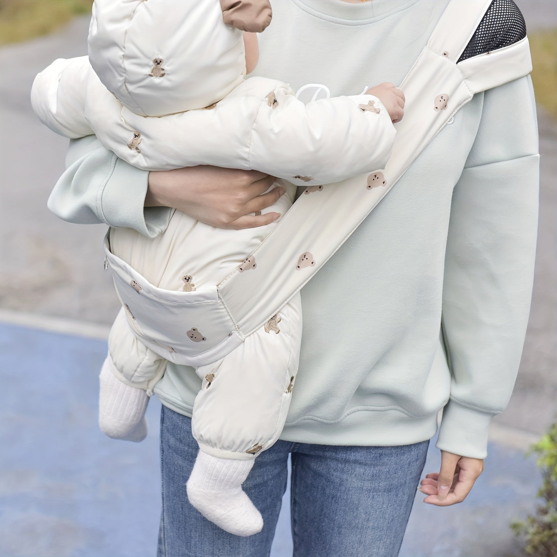 Baby Shoulder Strap For Going Out Bear Single Hand Baby Shoulder Strap