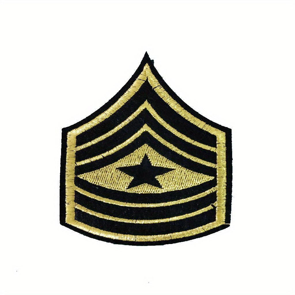 Golden Embroidery Sticker Small Shoulder Seal Cloth Stickers