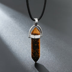 Natural Stone Energy Collar Necklace