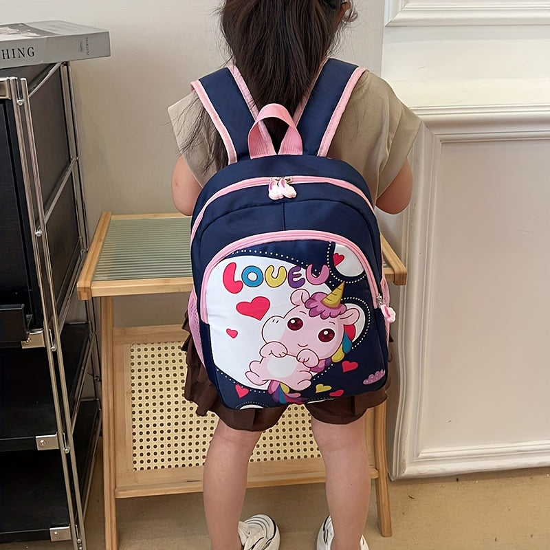 Kids Unicorn School Bag Kindergarten Backpack Spine Protection