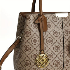 Plaid Pattern Handbags Scarf Decor Crossbody Bag Satchel Purse