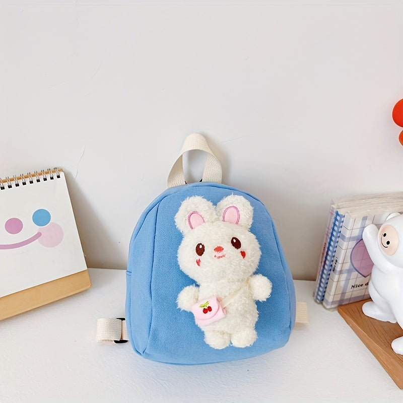 Kids Rabbit Plush Mini Backpack School Bag