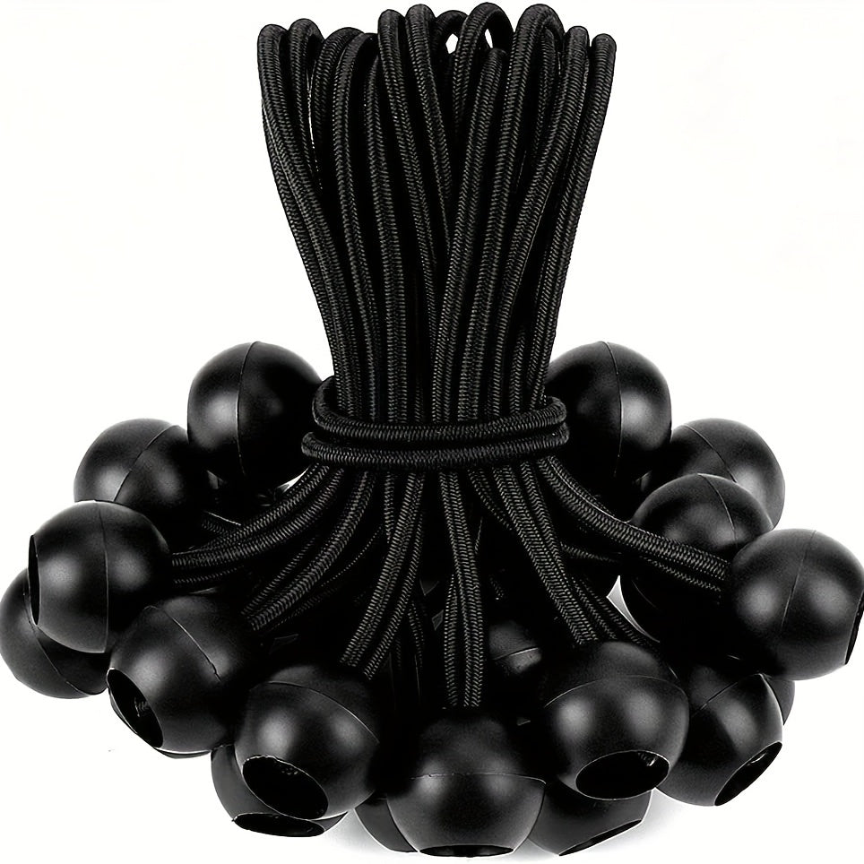 18pcs 17 Rubber Ball Bungee Cord Heavy Duty Canopy Tarp Tie Down Bungy Balls