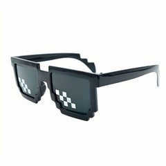 Funny Mosaic Glasses Men's Sunglasses for Traveling Party Gift