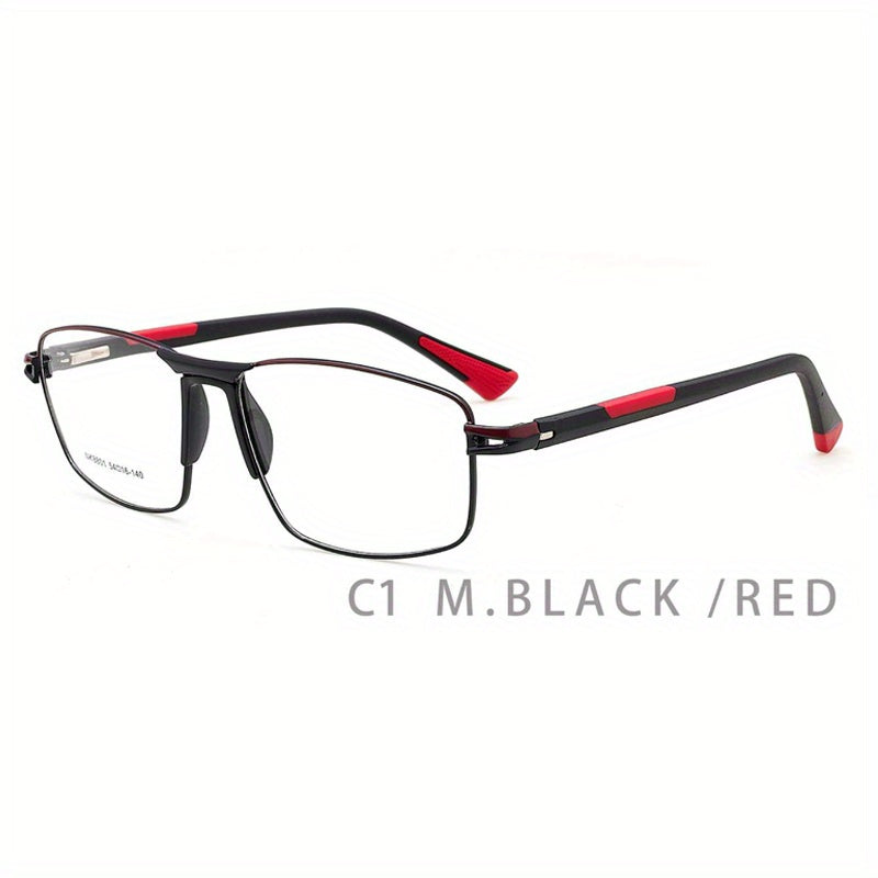 Men's Square Sporty Eyeglasses Frame