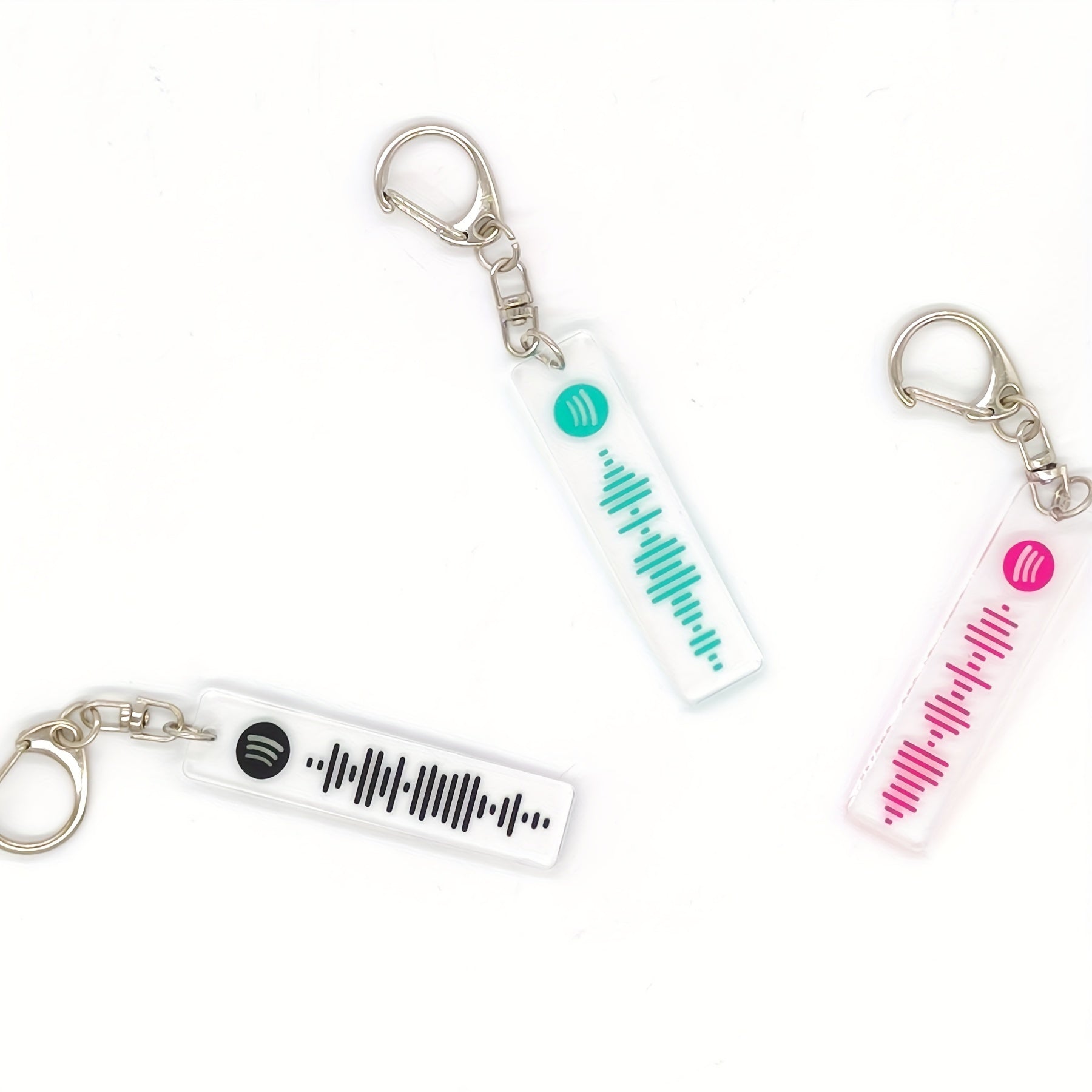 Music Sound Wave Acrylic Keychain for Fans