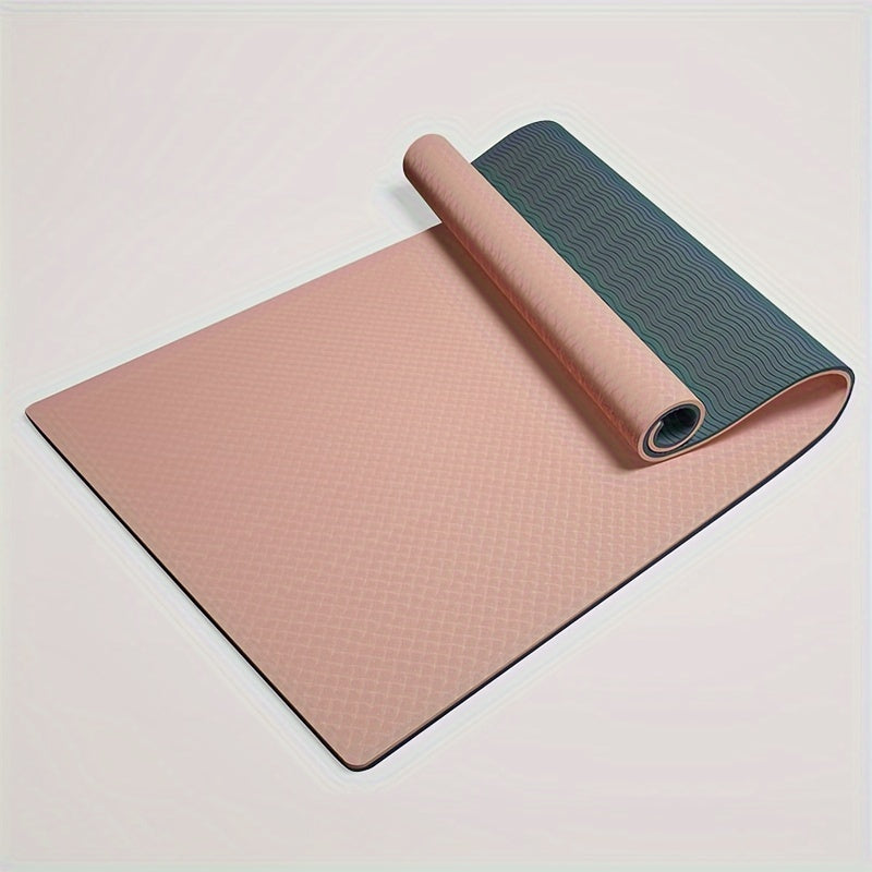 Thick TPE Yoga Mat Non Slip Fitness Household Pilates Gear