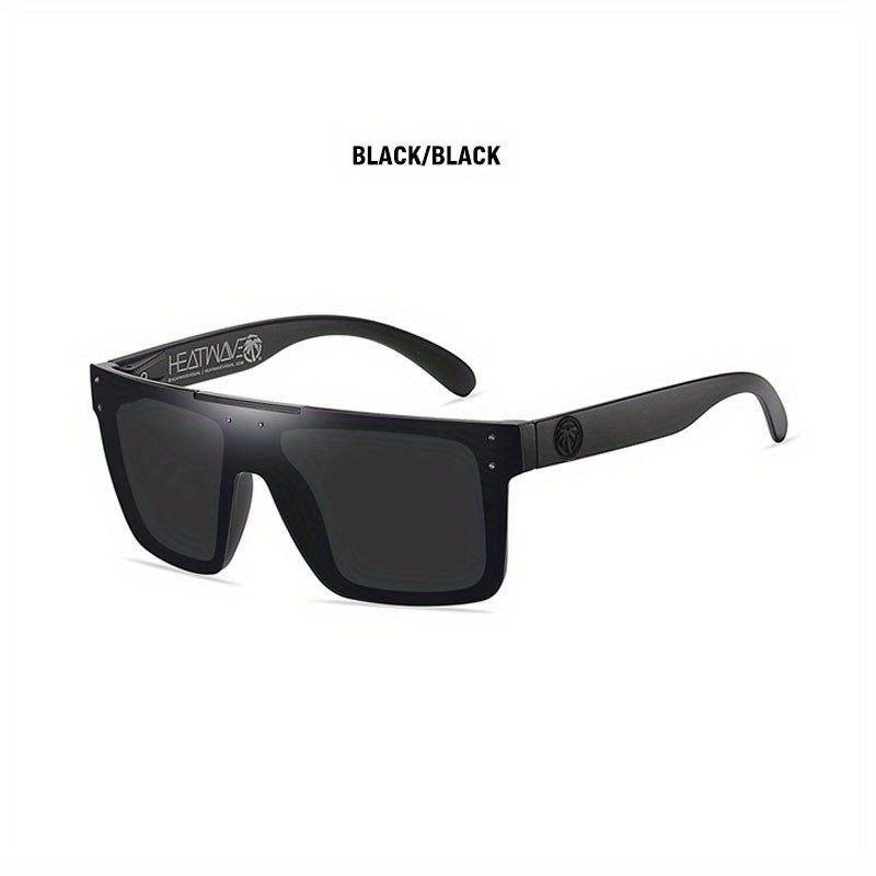 Men's Retro Sports Sunglasses Polarized Large Frame with Box