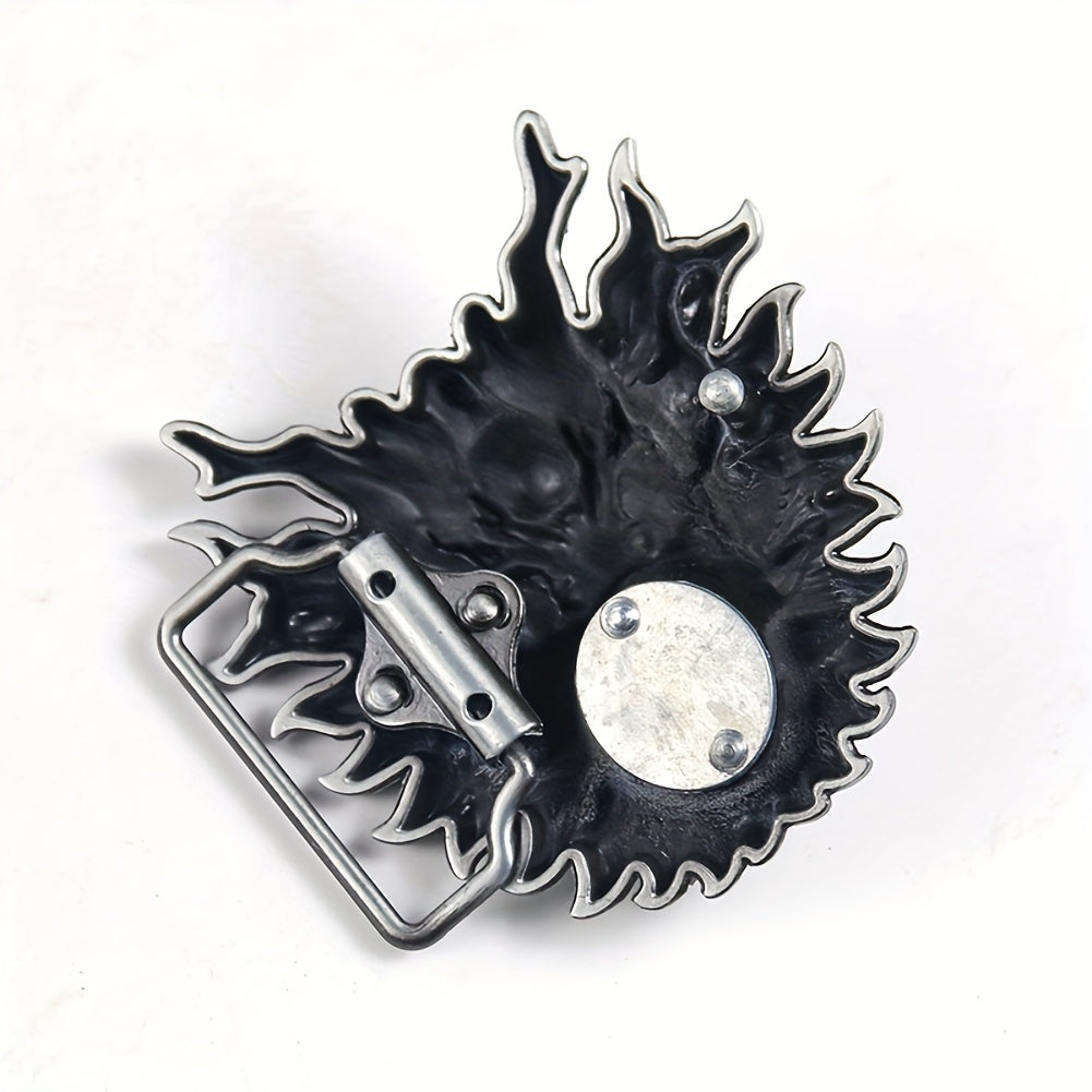 Metal Dragon Head Belt Buckle DIY Men's Novelty Clothing Accessories