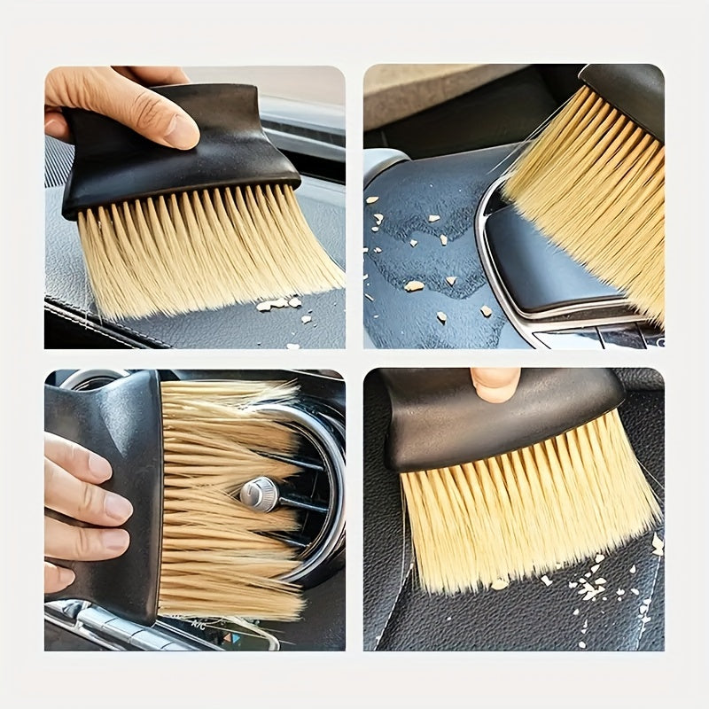 Car Interior Cleaning Brush Soft Dust Removal Air Conditioner Outlet Slot Brush
