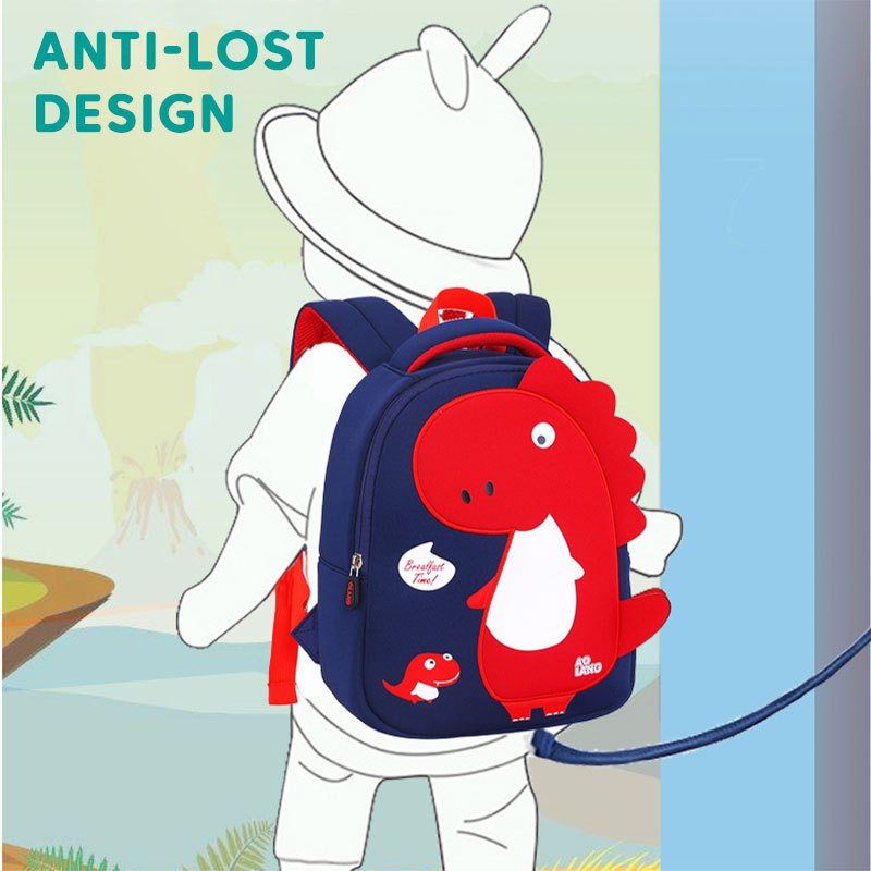 GREATOP Children School Bags 3D Dinosaur Cartoon Kids Bag