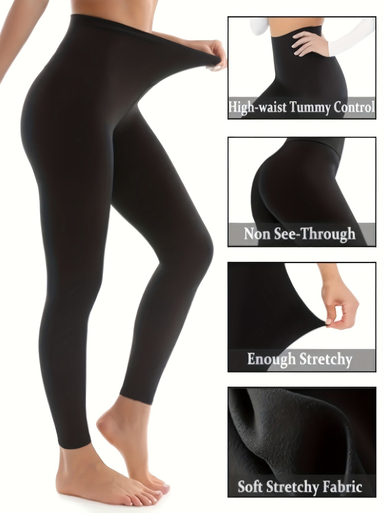 High Waist Yoga Leggings Tummy Control Butt Lifting Pants