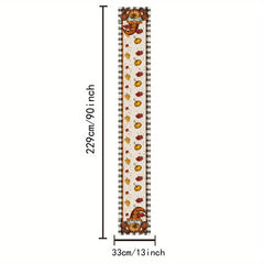 Thanksgiving Theme Fall Series Table Runner Polyester Tablecloth