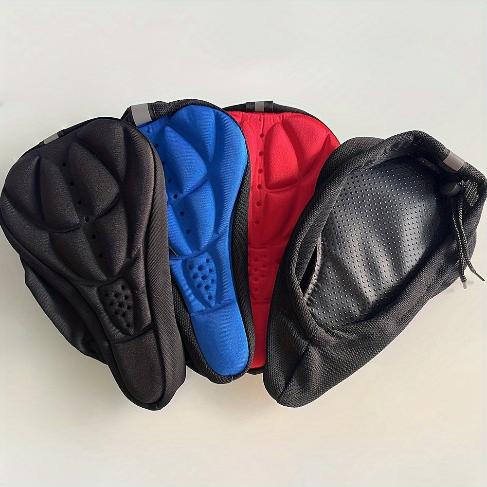 3D Soft Cycling Bike Seat Cover - Comfortable Cushion Saddle