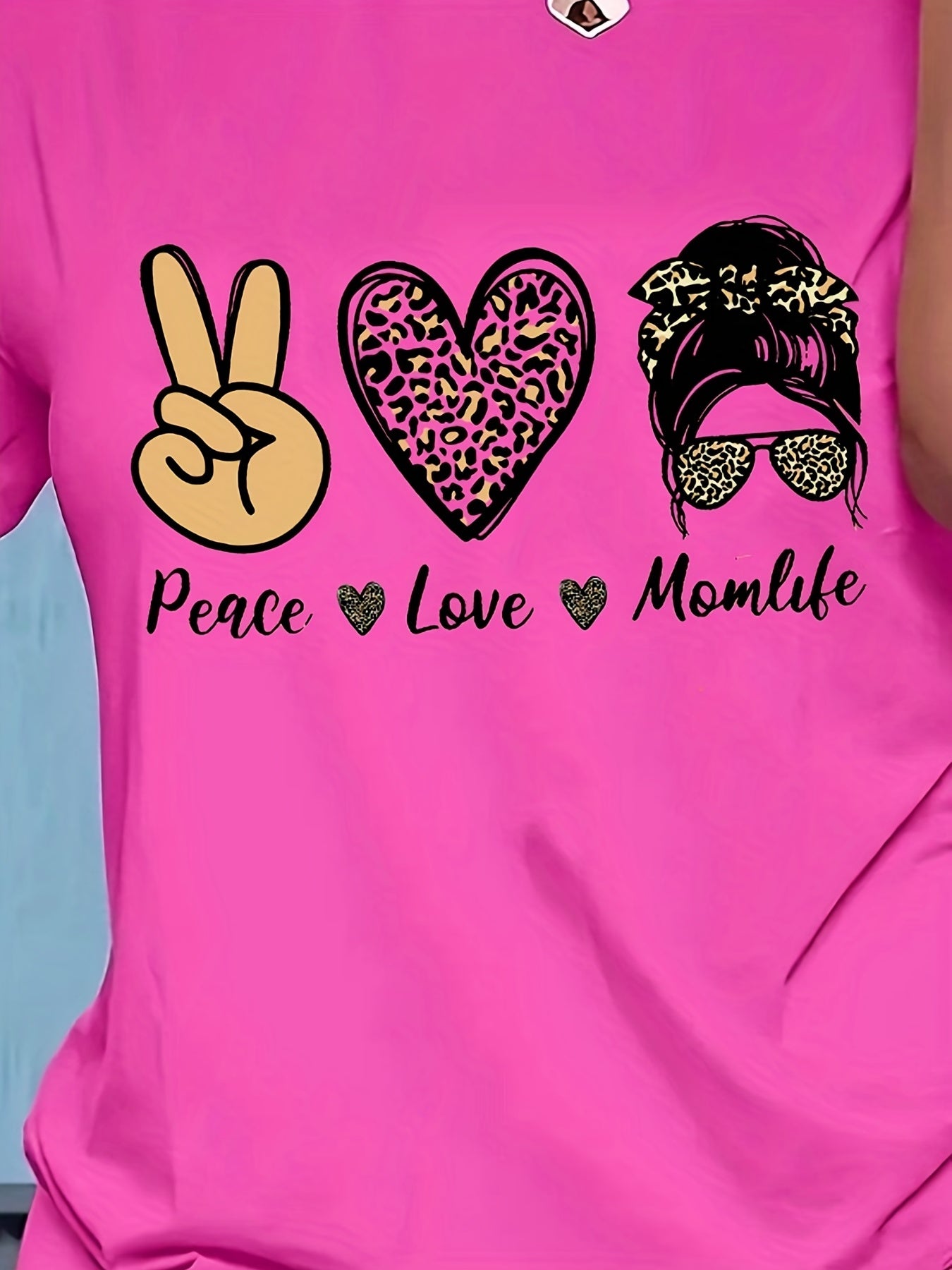  Heart & Figure Print 2 Piece Set