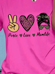  Heart & Figure Print 2 Piece Set