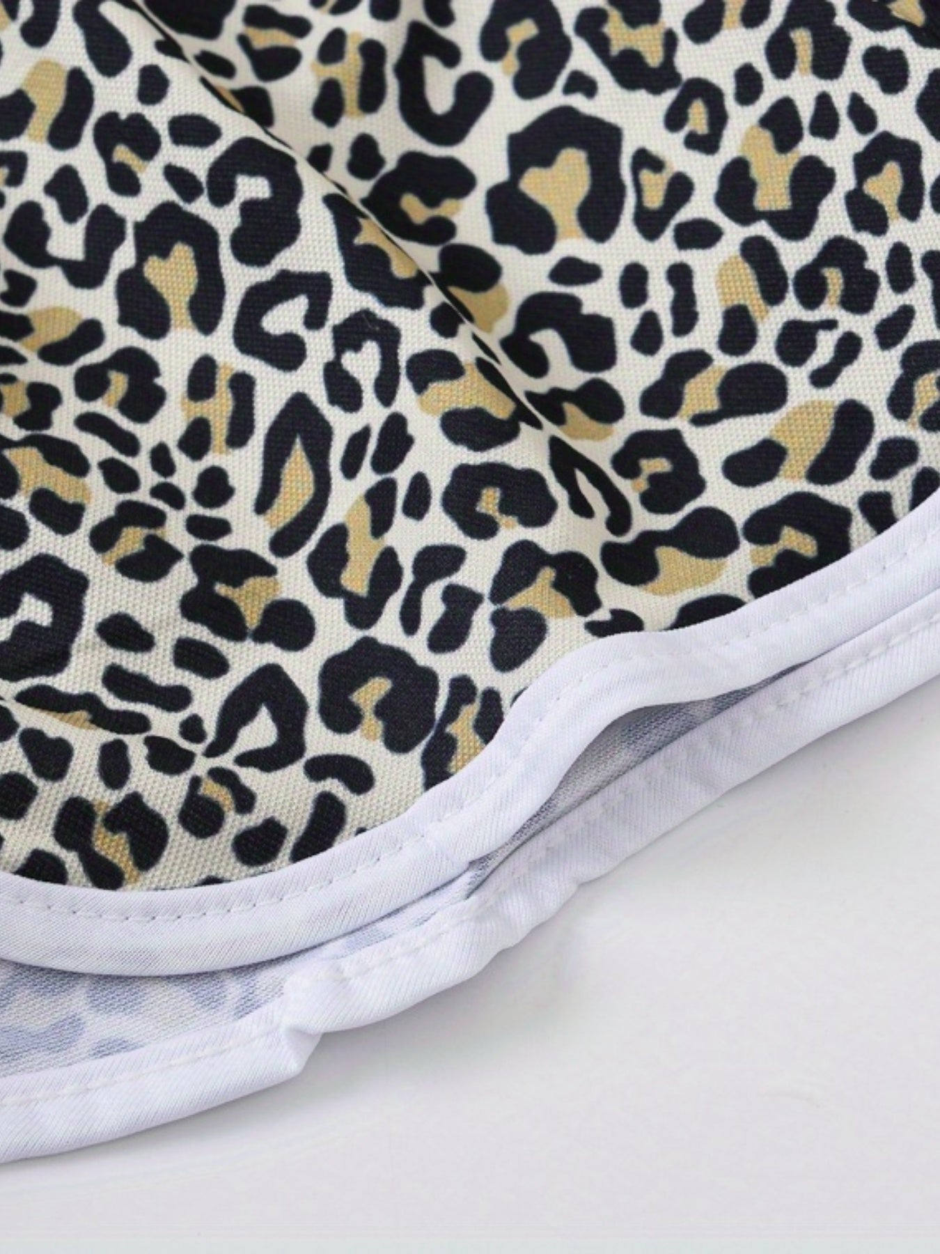 Leopard Print Drawstring Pants for Girls