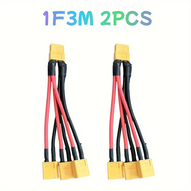 High Temp Silicone 14AWG Cable for UAVs XT60 Plug
