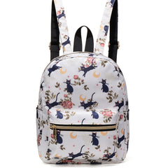 Cat Print Backpack Lightweight Daypack Casual Travel Bookbag