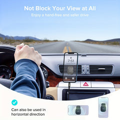 QOOVI Magnetic Car Phone Holder Air Vent Mount 360 Degree GPS Support