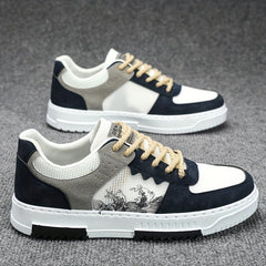 Men's Casual Lace Up Sneakers for Daily Wear