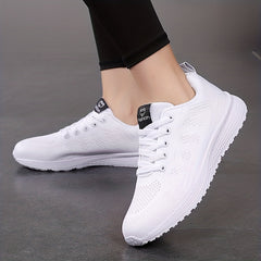 Women's Knit Weaving Running Shoes Non slip Outdoor Casual Sneakers