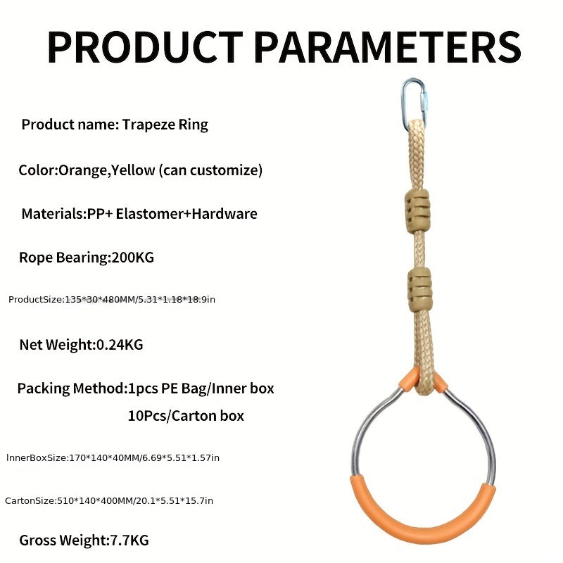 Children's Hanging Rings And Swing Fitness Equipment