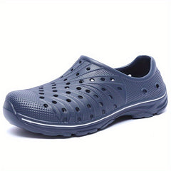 Men's Lightweight Comfy Clogs Hollow Out Non Slip Garden Shoes