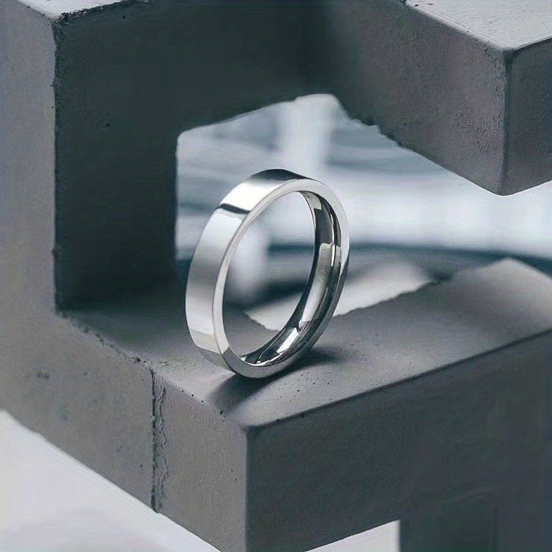 Men's Titanium Steel Ring Smooth Surface