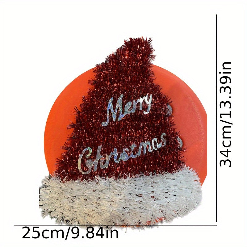 Christmas Hat Pendant Santa Claus Hat Pendant Merry Christmas Sign