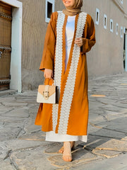  Abaya Dress Open Front Maxi Cardigan