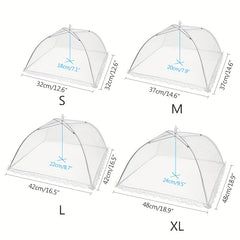Foldable Mesh Food Cover Anti-mosquito Table Cover Household Meal Cover