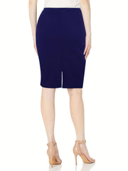 Solid Bodycon Skirt for Women