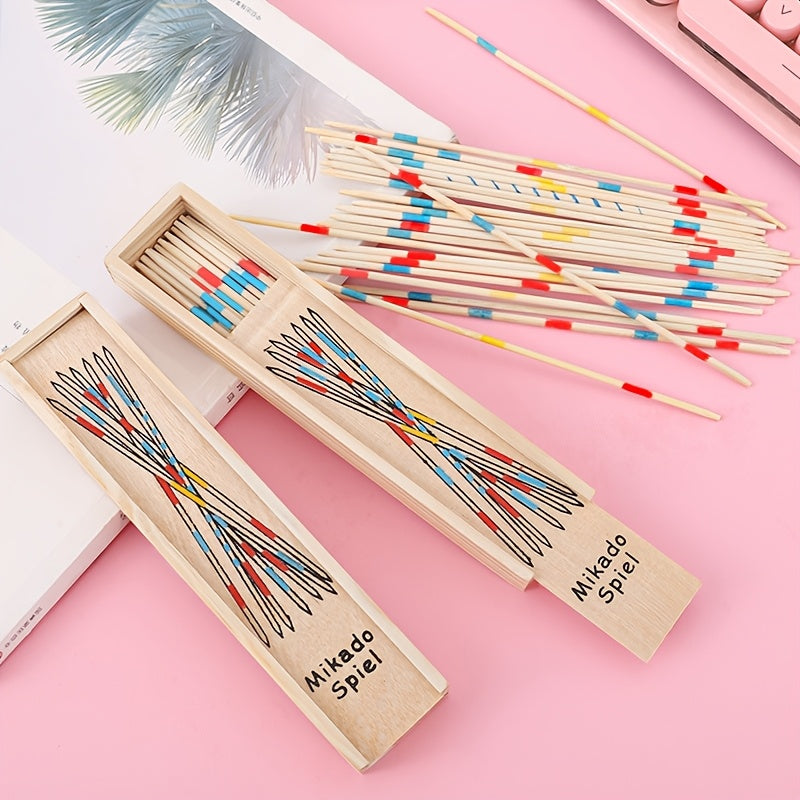 Wooden Gaming Sticks Puzzle Toy for Family Fun